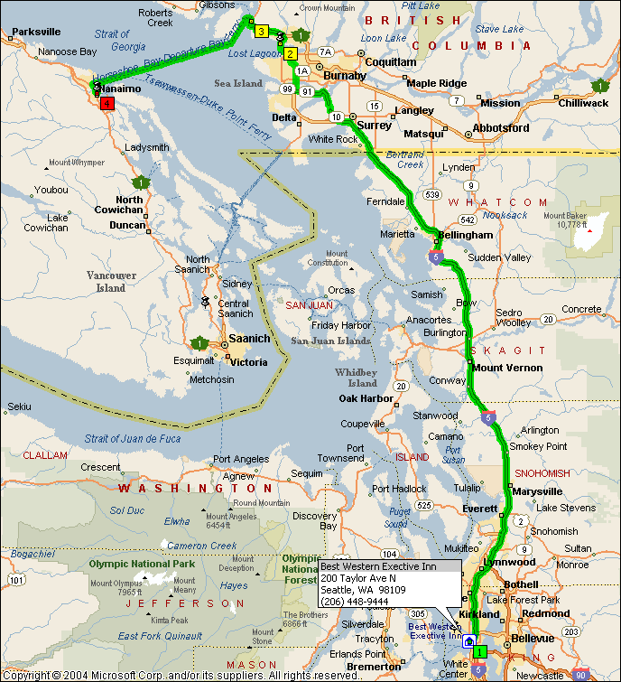Seattle to Nanaimo