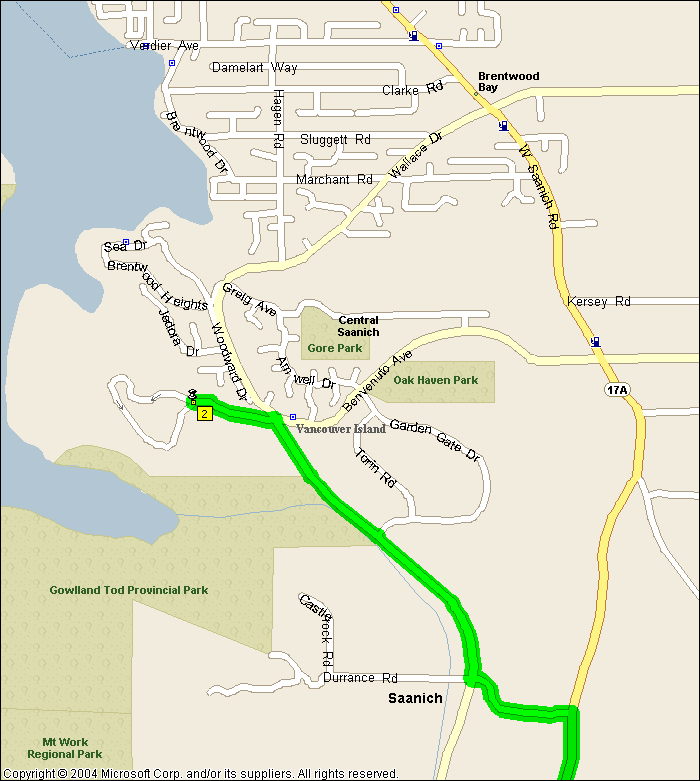 Butchart Gardens Area