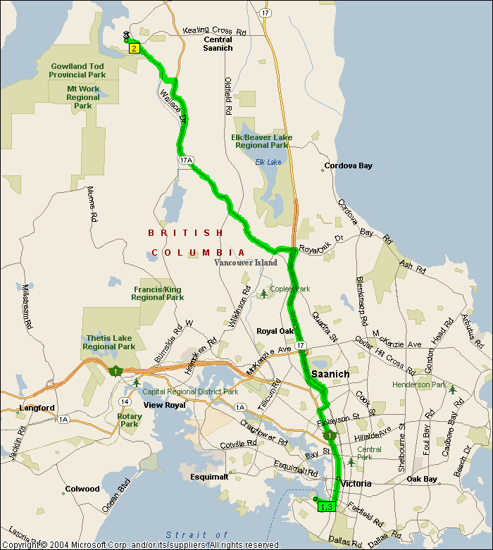 Victoria to Butchart Gardens