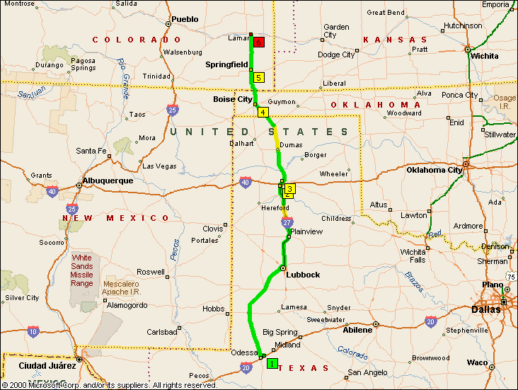 Map: Odessa-Lamar