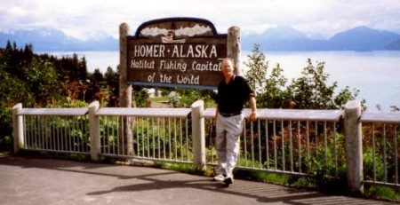 The Homer welcome sign