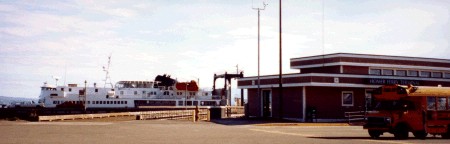 The Alaska Ferry at the Homer dock