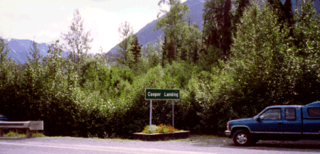 Cooper Landing sign