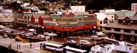 Ketchikan shopping district.