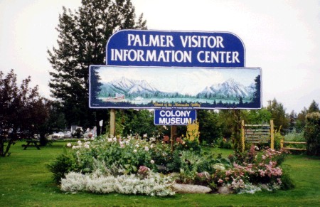 Sign at Palmer visitor center