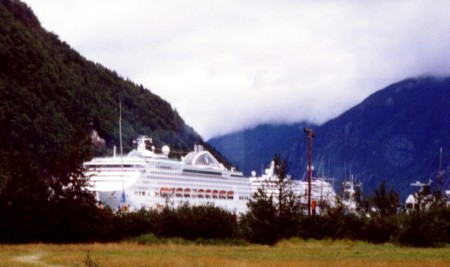 Ships in harbor