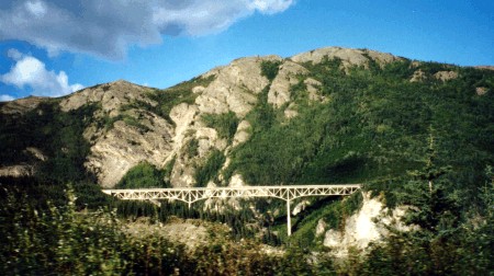 Highway bridge over the Nenana River