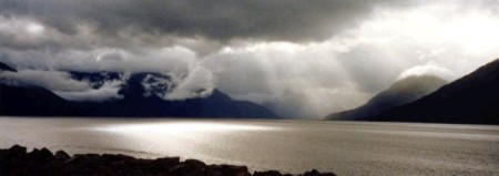 The Turnagain Arm of the Cook Inlet