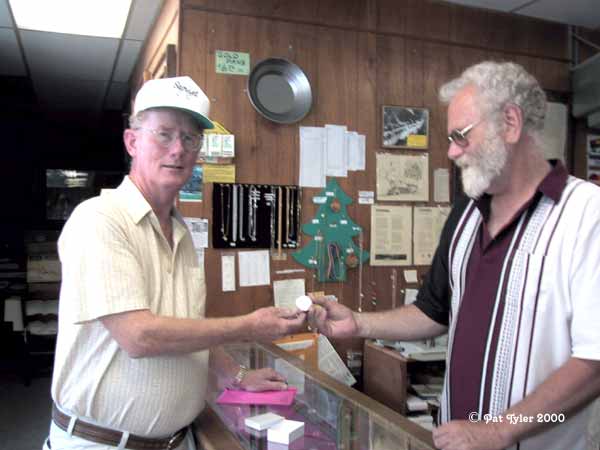 Greg and Owen with Silver Eagle