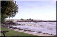 Lake Ontario at Hamilton State Beach.