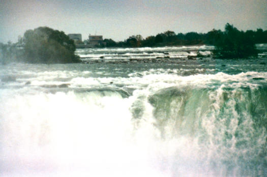 At the top of Horseshoe Falls