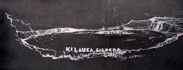 diagram of Kilauea Caldera