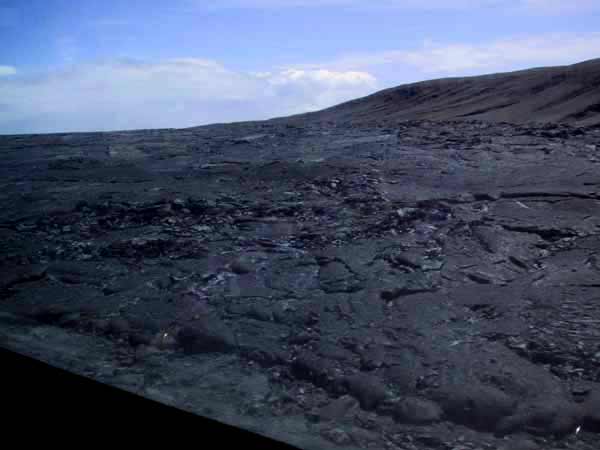 moonscape in earthen lava