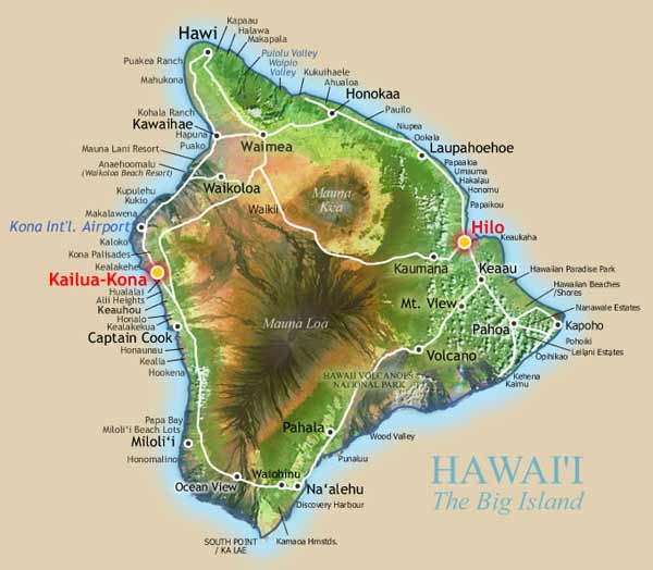 Big Island Map